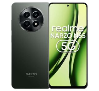 realme NARZO N65 5G (Deep Green 6GB RAM, 128GB Storage) India's 1st D6300 5G Chipset | Ultra Slim Design | 120Hz Eye Comfort Display | 50MP AI Camera| Charger in The Box