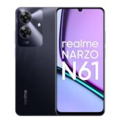 realme NARZO N61 (Marble Black,6GB RAM+128GB Storage) 90Hz Eye Comfort Display | IP54 Dust & Water Resistance | 48-Month Fluency | Charger in The Box