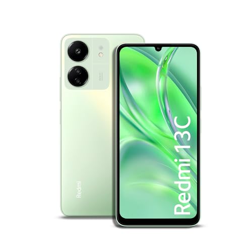 Redmi 13C (Starshine Green, 6GB RAM, 128GB Storage) | Powered Redmi 13C (Starshine Green, 6GB RAM, 128GB Storage) | Powered by 4G MediaTek Helio G85 | 90Hz Display | 50MP AI Triple Camera
