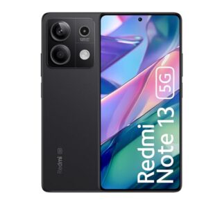 Redmi Note 13 5G (Stealth Black, 12GB RAM, 256GB Storage) | 5G Ready | 120Hz Bezel-Less AMOLED | 7.mm Slimmest Note Ever | 108MP Pro-Grade Camera