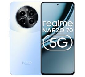realme NARZO 70 5G (Ice Blue,8GB RAM, 128GB Storage | Dimensity 7050 5G Chipset | 120Hz AMOLED Display | 50MP Primary Camera | 45W Charger in The Box