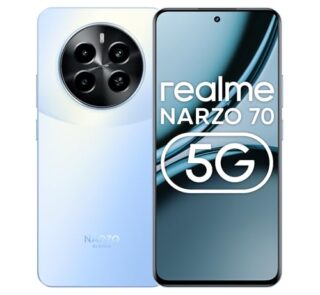realme NARZO 70 5G (Ice Blue,8GB RAM, 128GB Storage | Dimensity 7050 5G Chipset | 120Hz AMOLED Display | 50MP Primary Camera | 45W Charger in The Box