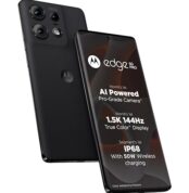 Motorola Edge 50 Pro 5G with 125W Charger (Black Beauty, 12GB RAM, 256GB Storage)| 24GB (12+12) RAM with RAM Boost | 50MP+13MP+10MP | 50MP Front Camera | 125W TurboPower Charging | IP68 Waterproof