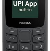 Nokia All-New 105 Single Sim Keypad Phone with Built-in UPI Payments, Long-Lasting Battery, Wireless FM Radio | Charcoal