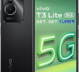 Vivo T3 Lite 5G Smartphone (Majestic Black, 6GB Ram 128GB Storage)