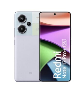 Redmi Note 13 Pro+ (Fusion Purple, 8GB RAM, 256GB Storage) | World's First Mediatek 7200 Ultra 5G | 200MP Hi-Res Camera | 1.5K Curved AMOLED | 120W HyperCharge