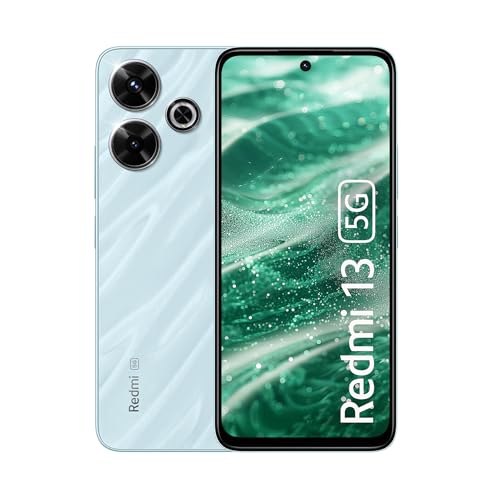 Redmi 13 5G, Hawaiian Blue, 8GB+128GB | India Debut SD Redmi 13 5G, Hawaiian Blue, 8GB+128GB | India Debut SD 4 Gen 2 AE | 108MP Pro Grade Camera | 6.79in Largest Display in Segment