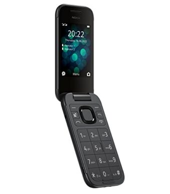 Nokia 2660 Flip 4G Volte keypad Phone with Dual SIM, Dual Screen, inbuilt MP3 Player & Wireless FM Radio | Black