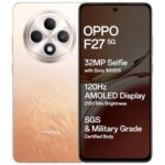 OPPO F27 5G (Amber Orange, 8GB RAM, 128GB Storage) | 6.67" FHD+ AMOLED Display|32MP Sony IMX615 Selfie Camera |AI Portrait Expert| 45W SUPERVOOC| with No Cost EMI/Additional Exchange Offers
