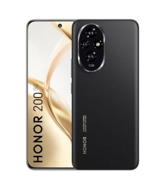 HONOR 200 5G (Black, 12GB + 512GB) | 6.7-inch AMOLED Quad-Curved Display | Dual OIS 50MP + 50MP + 12MP Camera | 50MP Selfie Camera | AI-Powered MagicOS 8.0 | Without Charger