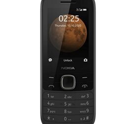 Nokia 225 4G Dual SIM Feature Phone with Long Battery Life, Camera, Multiplayer Games, and Premium Finish – Black Colour