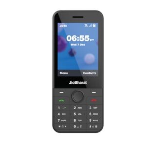 JioBharat J1 4G Keypad Phone with JioTV, JioCinema, JioSaavn, JioPay (UPI), JioChat, JioPhotos, Powerful 2500mAh Battery, LED Torch, Digital Camera | Dark Grey | Locked for JioNetwork
