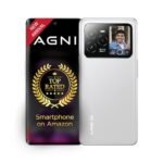 Lava Agni 3 5G (Pristine Glass, 8GB+256GB) | India's 1st Dual AMOLED | 1.5K Curved Display | Dimensity 7300X | 50MP Triple AI Telephoto Camera | 66W Fast Charge | with Charging Adapter