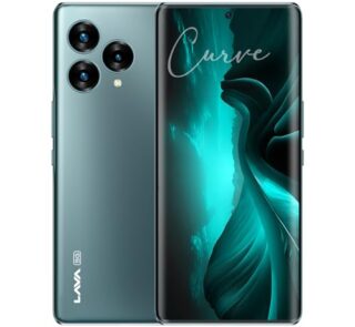 Lava Blaze Curve 5G (Glass Viridian, 8GB LPDDR5 RAM, UFS 3.1 256GB Storage) | 120Hz Curved Amoled Display |2.6GHz Dimensity 7050 6nm Processor | 64 MP Primary Sensor