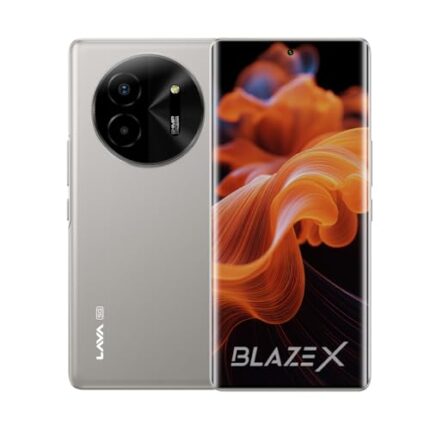 Lava Blaze X 5G - Titanium Grey (6GB RAM | 128GB Storage) - Segment First 5G Curved AMOLED Display* | 64MP Sony Sensor Camera | Upto 12GB Expandable RAM | Latest MediaTek 5G Processor