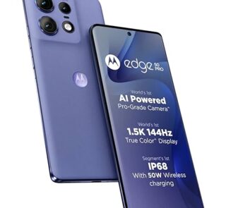 Motorola Edge 50 Pro 5G with 125W Charger (Luxe Lavender, 256 GB) (12 GB RAM)