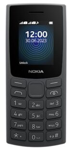 Nokia 110 with Built-in UPI App and Scan & Pay Feature, MP3 Player, Rear Camera, Long-Lasting Battery, and Voice Recorder | Charcoal