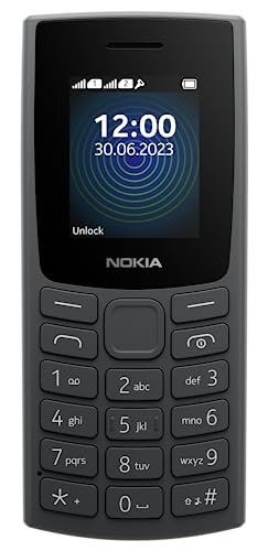 Nokia 110 with Built-in UPI App and Scan & Pay Feature, MP3 Player, Rear Camera, Long-Lasting Battery, and Voice Recorder | Charcoal