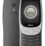 Nokia 3210 4G | All-New Classic Keypad Phone with Dual SIM, YouTube, Scan & Pay UPI, Rear Camera, Wireless FM Radio, MP3 Player, Bluetooth & USB Type C | Grunge Black
