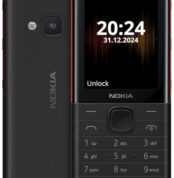 Nokia 5310 Dual SIM Keypad Phone with MP3 Player, Wireless FM Radio and Rear Camera with Flash | Black/Red
