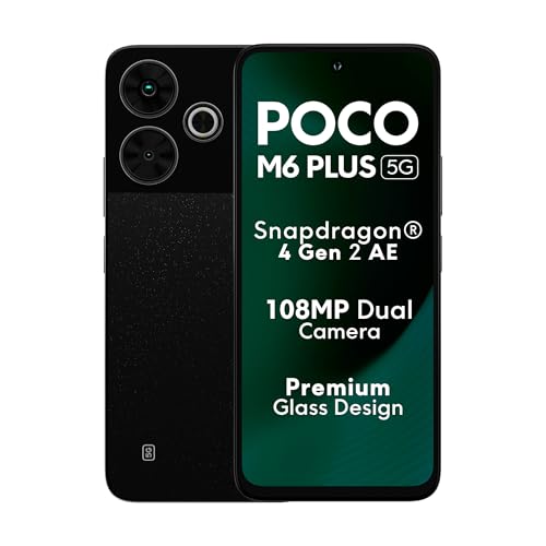 POCO M6 Plus 5G Graphite Black 8GB RAM 128GB ROM POCO M6 Plus 5G Graphite Black 8GB RAM 128GB ROM