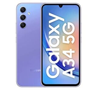 Samsung Galaxy A34 5G (Awesome Violet, 8GB, 128GB Storage) Without Offer