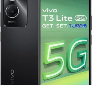 Vivo T3 Lite 5G Smartphone (Majestic Black, 4GB Ram 128GB Storage)