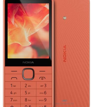 (Refurbished) Nokia 220 4G | All-new Classic Keypad Phone with Dual SIM, Built-in UPI App, Wireless FM Radio, MP3 Player, Bluetooth & USB Type C | Peach