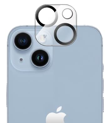 CELLUTION Back Camera Lens Protector Tempered Glass For iPhone 15 / iPhone 15 Plus Case Friendly with Edge to Edge Coverage and Easy Installation Kit, Pack of 1