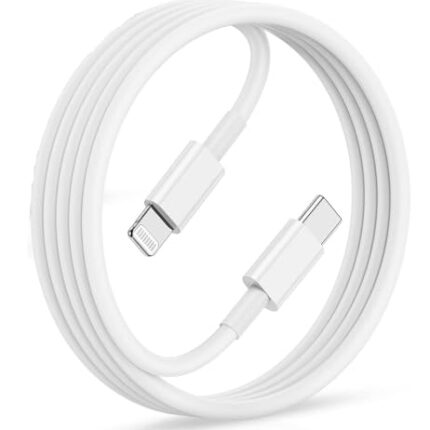 JGD PRODUCTS USB C to Lightning Cable 1M iPhone Fast Charger Cable USB-C Power Delivery Charging Cord for iPhone 14/13/12/12 PRO Max/12 Mini/11/11PRO/XS/Max/XR/X/8/8Plus/iPad pack of 1