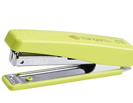 Kangaro Desk Essentials HS-G10 All Metal Stapler | Standard Stapler with Quick Loading Mechanism | Sturdy & Durable for Long Time Use | Color May Vary, Pack of 1