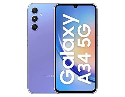 Samsung Galaxy A34 5G (Awesome Violet, 8GB, 128GB Storage) Without Offer