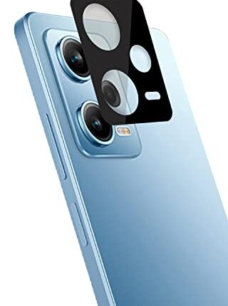 Tough Lee Camera Lens Protector Tempered Glass for Mi Redmi Note 12 Pro Plus 5G / Note 12 Pro+ 5G (Black) Pack of 1