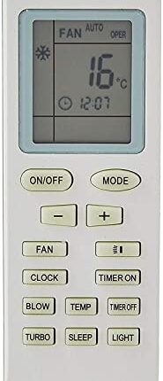 VMPS 1 Year Warranty Ac Remote Compatible For Lloyd Voltas Onida Godrej Videocon Gree Electrolux Ac Remote 1.5 Ton,White