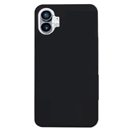 SkyTree Nothing Phone 1, [Bumper] Exculsive Silicon Candy with Anti Dust Plugs Shockproof Slim Back Cover Case for Nothing Phone 1 - Black
