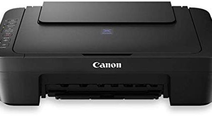 Canon PIXMA E470 All in One (Print, Scan, Copy) WiFi Ink Efficient Colour Printer for Home