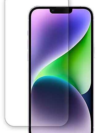 Tough Lee Tempered Glass Screen Guard Protector for Apple iPhone 14 Plus (6.7 inch) (Will Not Cover Edges of the Mobile) with Easy Installation Kit; Pack of 1