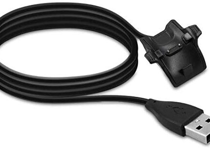 Sounce USB Charger Charging Magnetic Dock 1 Meter Cable for Honor Band 5, 4, 3, Band 2 Pro, Huawei Band 3 Pro for Personal Computer, Laptop (Black)