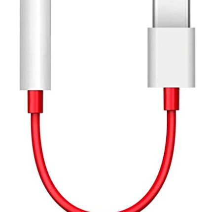 Sounce Type C to 3.5 mm Jack Audio Connector, Noise Cancelling Headphones Jack Converter Audio Adapter for 8T/8/7/7 Pro / 1+6/1+6T and All-Pro Devices (Pack of 1) (3.5mm Audio Jack)