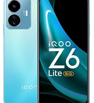 iQOO Z6 Lite 5G (Stellar Green, 6GB RAM, 128GB Storage) with Charger | Qualcomm Snapdragon 4 Gen 1 Processor | 120Hz FHD+ Display | Travel Adaptor Included in The Box