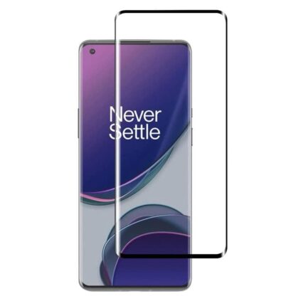 BLACKSHEEP Advanced Black Border Tempered Glass Screen Protector for OnePlus 9 Pro 5G (6.7") Full Glue Full Screen Coverage (except edges) Screen Protector Pack of 1 (Black)