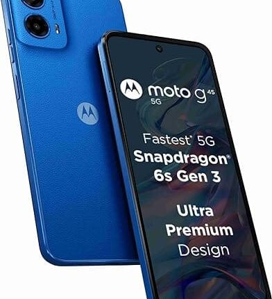 Motorola G45 5G (Brilliant Blue, 8GB RAM, 128GB Storage)