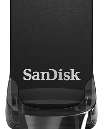 SanDisk Ultra Fit USB 3.2 Gen 1 512GB - Small Form Factor Plug & Stay Hi-Speed USB Drive, Upto 400MB/s