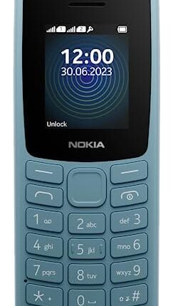 Nokia 110 with Built-in UPI App and Scan & Pay Feature, MP3 Player, Rear Camera, Long-Lasting Battery, and Voice Recorder | Blue