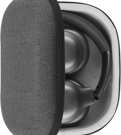 Sounce Portable Carrying Case Cover for JBL Live 650, 600BTNC / 660 BTNC/Tour One M2 / 400, 560, 510, 500BT / 700, 710BT / 770NC, 760, 750BTNC/460NC and JBL Tune 660NC / E45BT Headphone (Dark Grey)