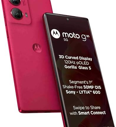 Motorola G85 5G (Viva Magenta, 12GB RAM + 256GB Storage)