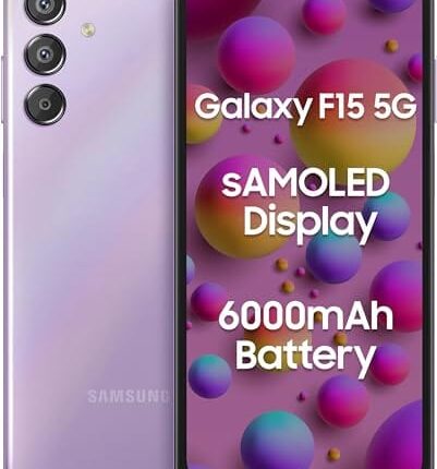 Samsung Galaxy F15 5G (Groovy Violet, 6GB RAM, 128 GB Storage)