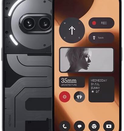 Nothing Phone (2a) Plus (Black, 8GB RAM, 256GB Storage) | Up to 16GB RAM | Dimensity 7350 Pro 5G Processor | 50MP + 50MP | 50MP Front Camera | 6.7" AMOLED Display | 56 Minutes Charge of 100%