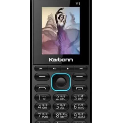 Karbonn Y1 | 4.5cm (1.8inch) | 800mAh | Music Player | Dual SIM | Wireless FM with Recorder | Video Recorder | Mobile Tracker | Digit Readout | Auto Call Recorder | Photo Caller ID| Black Blue