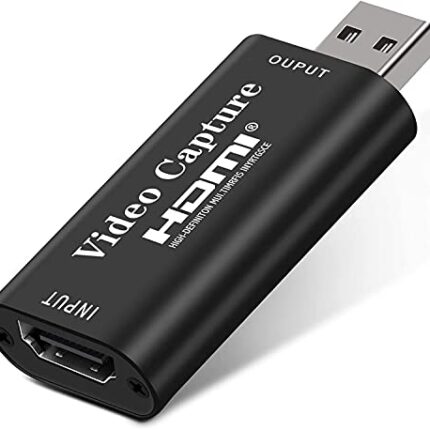 Tobo HDMI Video Capture Card, HDMI to USB 2.0 Capture Card Full HD 1080P 30fps, Record via DSLR, Camcorder, Action Cam for Live Streaming, Compatible with Nintendo Switch, PS4, Xbox One, PC USB-2.0-(TD-813HVC-001)